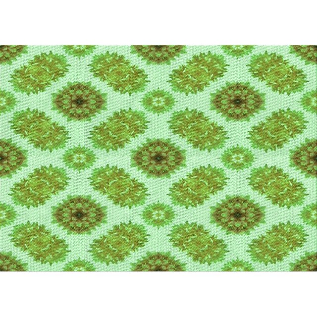 Ahgly Tapis Rectangulaire Lavable en Machine Intérieur Transitionnel Vert Pastel, 2 Pieds x 5 Pieds