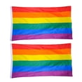 thumbnail image 1 of 3x5ft Rainbow Flag Large LGBT Pride Flag Banner with Brass Grommets, 1 of 6