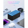 thumbnail image 2 of Charging Station, 100W20Port USB Charging Station, Multiple USB Charger Station, Charging Station for Multiple Devices, Multi USB Charging Station, Chargers for Multiple Devices, 2 of 6