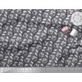 thumbnail image 3 of Soimoi Polyester Crepe Fabric Leaves & Floral Block Fabric Prints by Yard 52 Inch Wide, 3 of 3