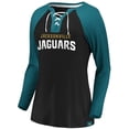 thumbnail image 2 of Chandail à Lacets à Manches Longues pour Femmes Jacksonville Jaguars NFL Fanatics Break Out Play, 2 of 3