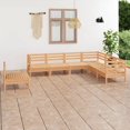 thumbnail image 1 of vidaXL 7 Piece Garden Lounge Set Solid Wood Pine, 1 of 3