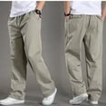 thumbnail image 5 of Cameland Pantalon Cargo pour Homme Ajusté Uni Droit Pantalon Décontracté de Plein Air Sport Salopettes Pantalon, 5 of 5