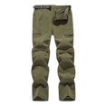 thumbnail image 1 of HKEJIAOI Cargo Pants for Men Men Solid Casual Button Zipper Belt Quick-drying Detachable In Two Trouser, 1 of 7