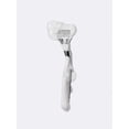 thumbnail image 3 of Flamingo Razors for Women, 1 Women's Razor Handle (Chrome), 5 Blade Razor for Women with Aloe and Shea Butter Glide Strips, 3 of 10