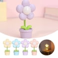 thumbnail image 1 of WIFKLSIIPG Mini Night Light Flower Cartoon Cute Night Lamp Cartoon Flower Night Light Battery Operated Creative Bedside Lamp Adjustable Cute Flower Light Kids Bedroom Decor Children Gifts, 1 of 8