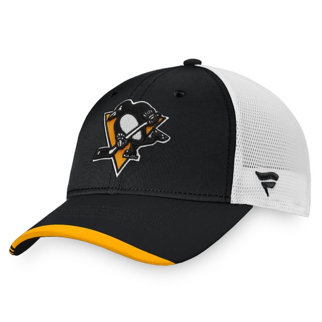 Pittsburgh Penguins Fanatics NHL Pro Locker Room Structured Adjustable Mesh Hat