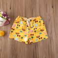 thumbnail image 2 of EYIIYE Shorts de Plage pour Tout-Petits Garçons, Bas à Taille Élastique à Imprimé Tropical, 2 of 4