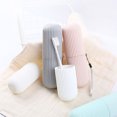 thumbnail image 3 of 1Pcs Travel Toothbrush Holder, Multifunction Wash Cup for Business Trips, Portable Lightweight Toothbrush Holder Cup, Available, 3 of 8