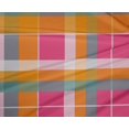 thumbnail image 4 of oneOone Polyester Lycra Fabric Madras Check Printed Fabric 1 Yard 56 Inch Wide, 4 of 4