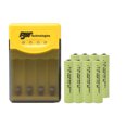 thumbnail image 1 of Quest Q2 Smart Charger + 8 AAA NiMH Batteries (900 mAh), 1 of 1