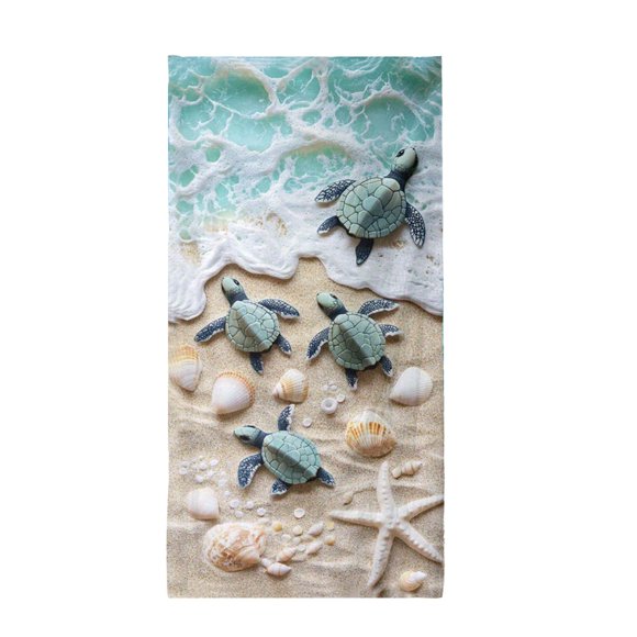 R-073 E Serviette de Plage Personnalisée pour la Détente en Plein Air avec des Couleurs Vives Résistantes à la Décoloration et une Sensation Confortable #qI9LP