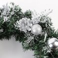 thumbnail image 4 of Couronne de Porte Lumineuse à LED Décorations de Couronne de Noël avec Boules de Pin Cintre pour Porte d'Entrée, 4 of 5