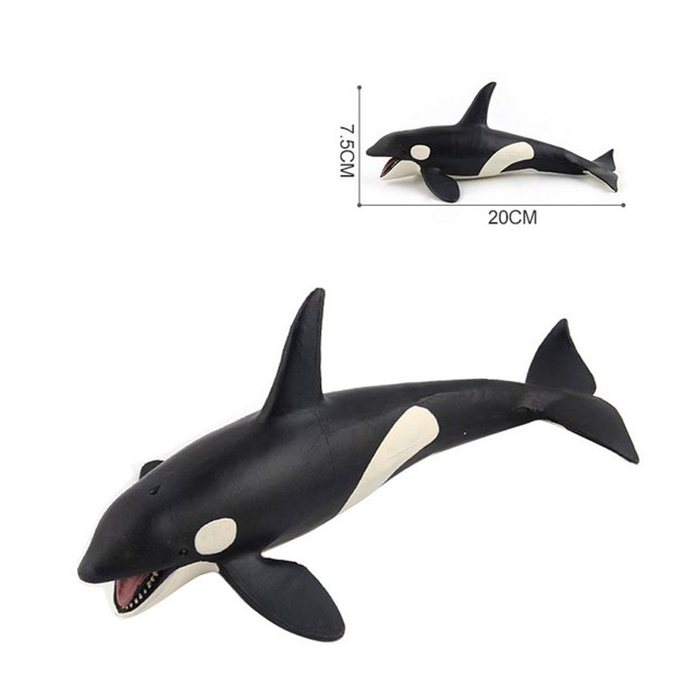 Lifelike Whales Shaped Toy Realistic Motion Simulation Animal Model for Kids
