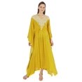 thumbnail image 1 of Moomaya Robe Caftan Imprimée Robe Maxi pour Femmes Tenue de Plage Fête Kimono Couvre-Maillot Caftan, 1 of 6