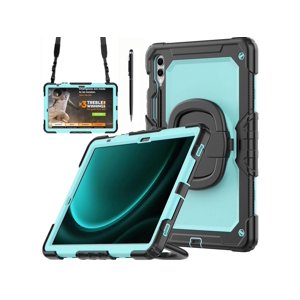 Case for Samsung S10 Lite 10.9 inch 2025 / S10 FE 10.9" 2025 / S9 FE 10.9 Inch / Galaxy Tab S9 11 inch 2023 Protective Cover with Screen Protector Pen Holder Hand/Shoulder Strap Stylus Pen