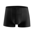 thumbnail image 1 of zbxnLI Men's Boxer Briefs Solid Color Lightweight Breathable Athletic Workout Running Underwear for Mens Boxers, 1 of 3
