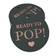 thumbnail image 1 of Inkdotpot Pack Of 50 Real Rose Gold Foil Paper Tags Ready To Pop Baby Shower Favor Hang Tags, 1 of 6