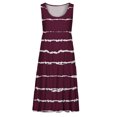 thumbnail image 5 of SMihono Robes d'Été Bohémiennes pour Femmes Grande Taille Mode Décontractée Aguichant Col Carré Imprimé Robes d'Été Sans Manches Robe Chandail, 5 of 5