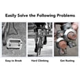 thumbnail image 3 of Aluminum Alloy Cycling Pedals, 1 Pair, Double Side, Non Slip Pins, Hollow Design for Mountain & Road Riding, 3 of 7