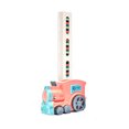 thumbnail image 2 of CJiaWei Pull Train Set Automatic Train Toy Set Kids Train Set With Sound And Light Educational Toys Game For Boys And Girls, 2 of 4
