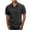 Black, variant on AherBiu Mens Crewneck T-Shirts Button Casual Solid Tee Shirts for Men Linen Cotton Summer Soft Lightweight Short Sleeve Tshirts