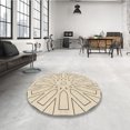 thumbnail image 4 of Ahgly Company Machine Washable Indoor Rectangle Transitional Moccasin Beige Area Rugs, 8' x 10', 4 of 7