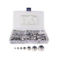 thumbnail image 1 of Langgg 185 Pieces Car Nut Covers Set Stainless Steel Automobile Vehicle Truck Auto Antislip Cap Modification Spare Part Accessories, 1 of 6