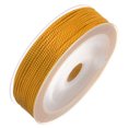 thumbnail image 3 of Unique Bargains Twisted Nylon Twine Thread Beading Cord 1.5mm 20M/65 Feet Extra Strong Braided Nylon String, Golden, 3 of 6