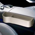 thumbnail image 2 of facefd Car Seat Gap Filler Organizer High Performance with Cup Holder Beige Left, 2 of 9