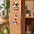 thumbnail image 1 of Danhjin Wooden Bead Decorations Independence Day Soft Rope Tassel Bead Wood Bead Flower Wreath Bead String Independence Day Decorative Pendant, 1 of 6