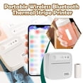 thumbnail image 2 of CHUANK Label Printer Bluetooth Thermal Shipping Label Printer Wireless Label Sticker Printer for Small Business and Office Desktop Printer Labels Maker for Shipping Packages Suppo, 2 of 9