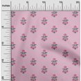 thumbnail image 1 of oneOone Viscose Chiffon Fabric Leaves & Floral Block Print Fabric BTY 42 Inch Wide, 1 of 5