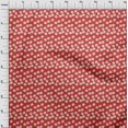thumbnail image 4 of oneOone Cotton Cambric Red Fabric Floral Sewing Craft Projects Fabric Prints By Yard 42 Inch Wide-XX, 4 of 4