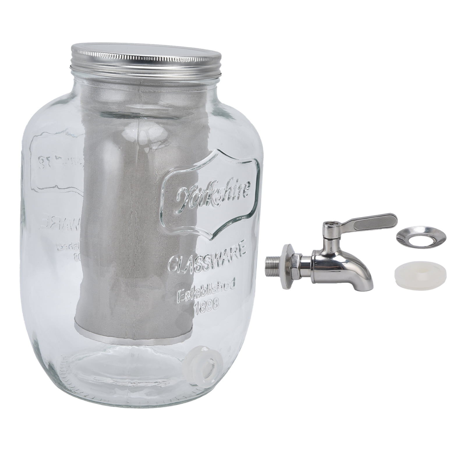Coffee Dispenser, Durable Stainless Steel Coffee Maker With Sealing Lid For Home For Restaurant
