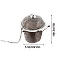 thumbnail image 2 of Tea Infusers for Loose Tea Stainless Steel Tea Infuser Tea Strainer Hanging Tea Strainer Tea Compartment Kitchen Tool Tea Strainers for Loose Tea, 2 of 7