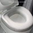 thumbnail image 3 of Raised Toilet  Cushion, Soft Padded Toilet  Cushion Riser for Enhanced Comfort & Elevation, Universal Fit, Washable and Reusable, Toilet  Riser for Seniors, 3 of 7