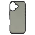 thumbnail image 3 of onn Translucent Hard Shell Bumper Phone Case for iPhone 16, Black, 3 of 5