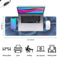 thumbnail image 4 of Japanese-Inspired Gaming Mouse Pad - Blue & White Wave, XL, Stitched Edges, 4 of 7