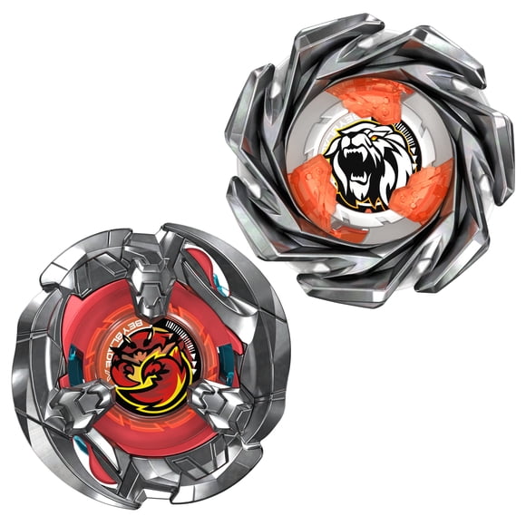 Beyblade X Clamp Crab 9-65S BX & Crest Leon 4-55A UX Dual Pack Set