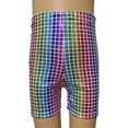 thumbnail image 4 of Youth Stylish Clothes Loose Ripped Sweatpants Block Three Point Shorts Sequin Children Adult Dance Pants Practice Shorts Attend Shows And Events, 4 of 4