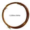 thumbnail image 3 of facefd Craft Wires DIY Handicrafts Braided Thread Good Flexibility Durable Shiny Jewelry Lines Exquisite Design for Sculpturing Rose Gold, 3 of 5