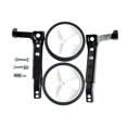 thumbnail image 2 of DYNWAVECA Kids Bike Training Wheels Rear Wheels Biking Accessories Universal Portable Lightweight Riding Adjustable Bicycle Stabilizers Black, 2 of 9