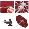 thumbnail image 4 of RXIRUCGD Patio Umbrella String Lights Solar Operated, 8 Lighting Modes Remote Control, Waterproof Outdoor LED Light for Beach Parasol Camping Tents Garden Decoration, 4 of 9
