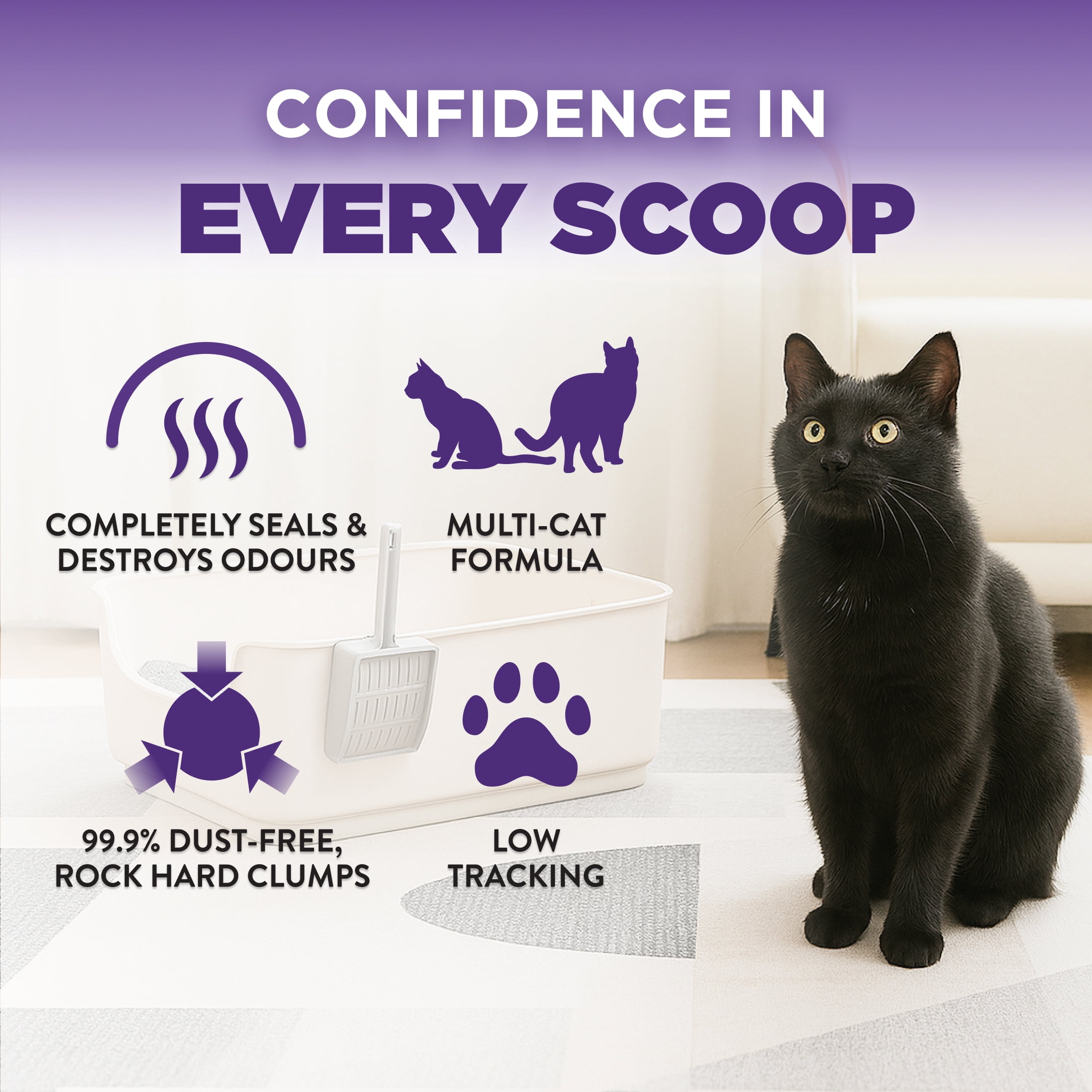Arm & Hammer Slide Multi-Cat Clumping Cat Litter, 12.7 kg