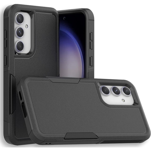 Samsung Galaxy A16 Étui Rigide, Pare-Chocs en Caoutchouc Robuste à Double Couche. Comprend une Étui Arrière en PC Solide et un Pare-Chocs en TPU Souple pour une protection Antichoc à Double Couche. Comprend 4 Coins Coussinés Anti-Chute et des Bords Surélevés pour Protéger l'Écran et l'Objectif de l'Appareil Photo. Des Découpes Précises Offrent un Accès Facile à Tous les ports et des Boutons Tactiles pour un Retour Réactif. Présenté dans une Finition Noire Élégante.