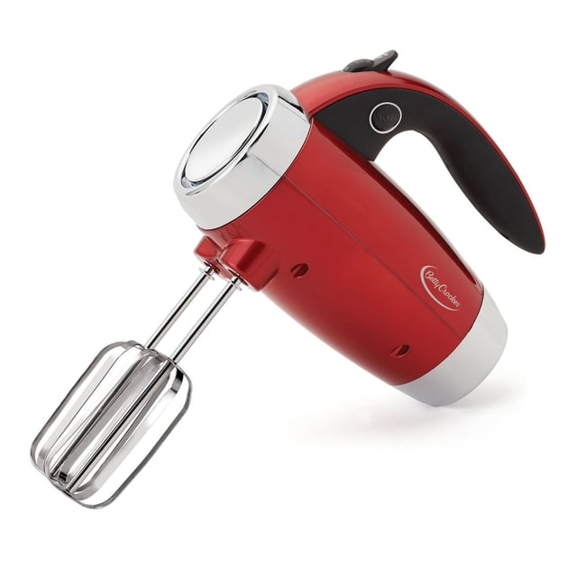 Betty Crocker Batteur à main 7 vitesses rouge métallisé