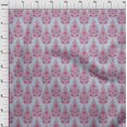 thumbnail image 3 of oneOone Viscose Jersey Fabric Floral & Paisley Block Print Fabric By Yard 60 Inch Wide, 3 of 4