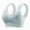 Blue, variant on Strapless Bra for Women with French Lace Seamless Backless Design, Gathered Fixed Cup, No Steel Ring, Soft Nylon-Spandex Blend, Hand Wash Only