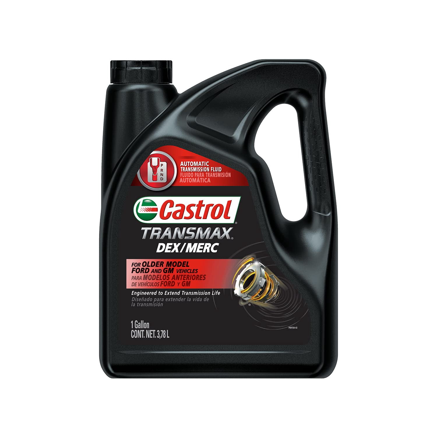 Castrol TRANSMAX DEX/MERC ATF, 1 Gallon, Automatic , Black